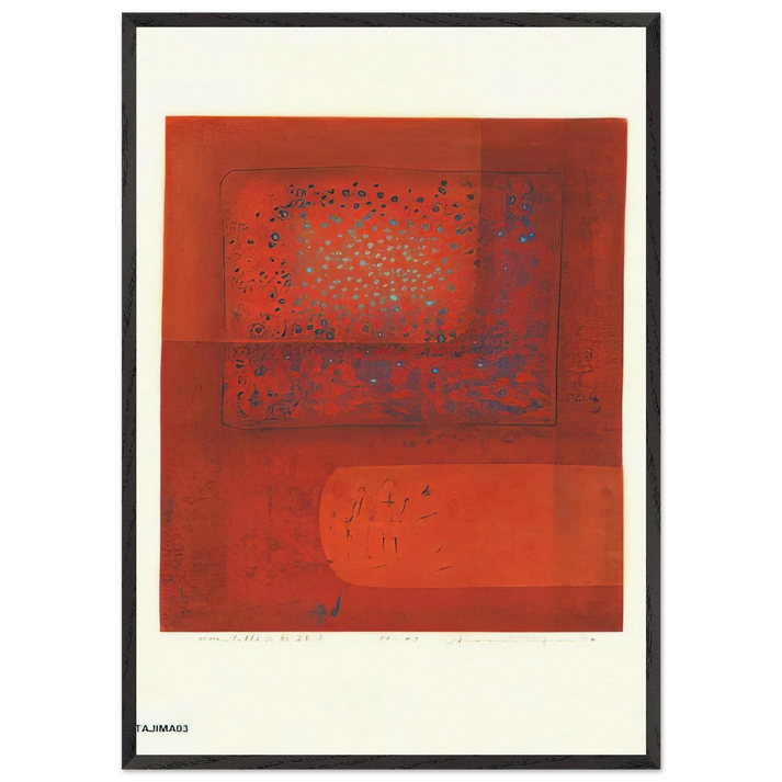 Nontitle 2 - 1974 - Hiroyuki Tajima 70x100 cm / 28x40 inches Framed Art Print – Black Wooden Frame