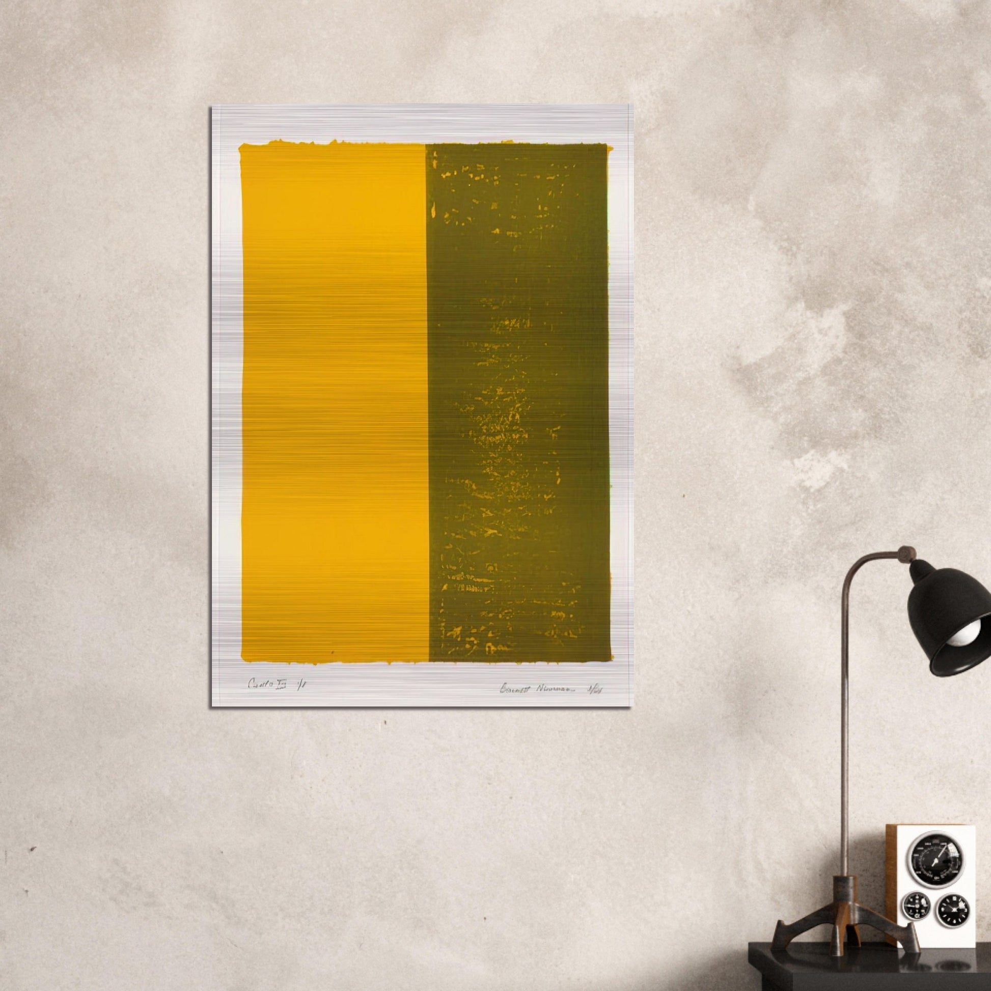 Canto XIII - Barnett Newman Brushed Aluminum Print - 70x100 cm / 28x40 inches | Barnett Newman Aluminum Print | Barnett Newman Prints