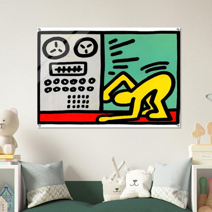 POP SHOP III 1989 - Keith Haring Acrylic Print - 70x100 cm / 28x40″ inches | Keith Haring Wall Art | Keith Haring Prints