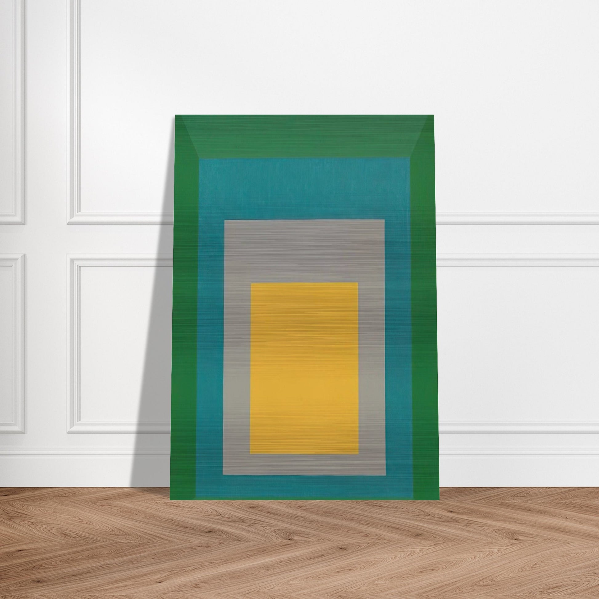 HOMAGE TO THE SQUARE APPARITION 1959 - Josef Albers Brushed Aluminum Print - 70x100 cm / 28x40 inches | Josef Albers Aluminum Print | Josef Albers Prints