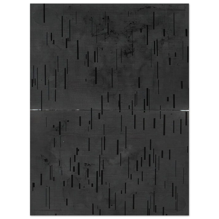 John Cage - Global Village 1-36 - Abstract Expressionism  75x100 cm / 30x40inches Fine Art Poster