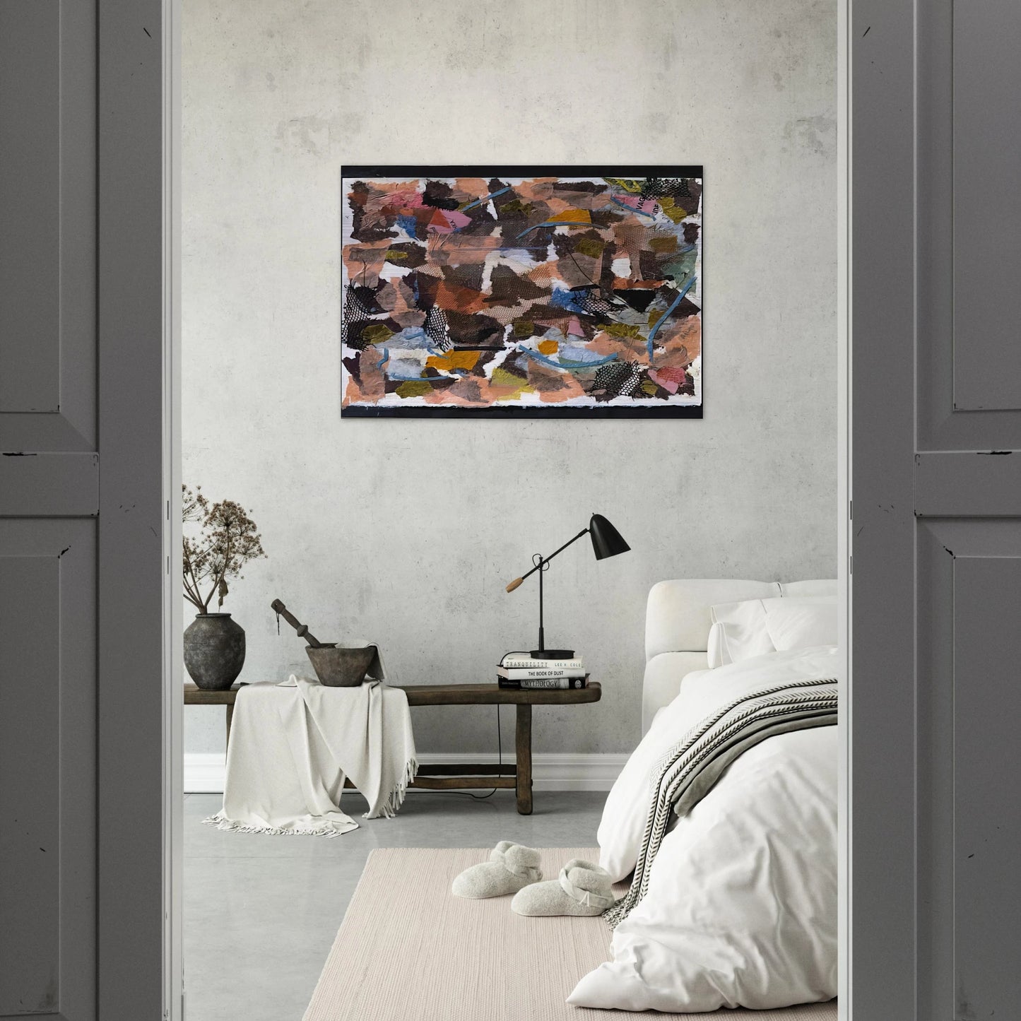Number 319 - 1949 - Anne Ryan Brushed Aluminum Print - 70x100 cm / 28x40 inches | Anne Ryan Aluminum Print | Anne Ryan Prints