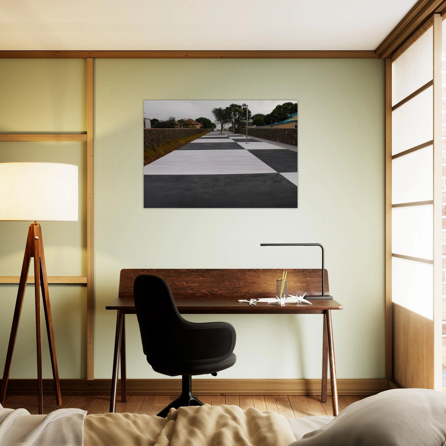 Waipero Swamp Walk - Pop Art - Billy Apple Brushed Aluminum Print - 70x100 cm / 28x40 inches | Billy Apple Aluminum Print | Billy Apple Prints