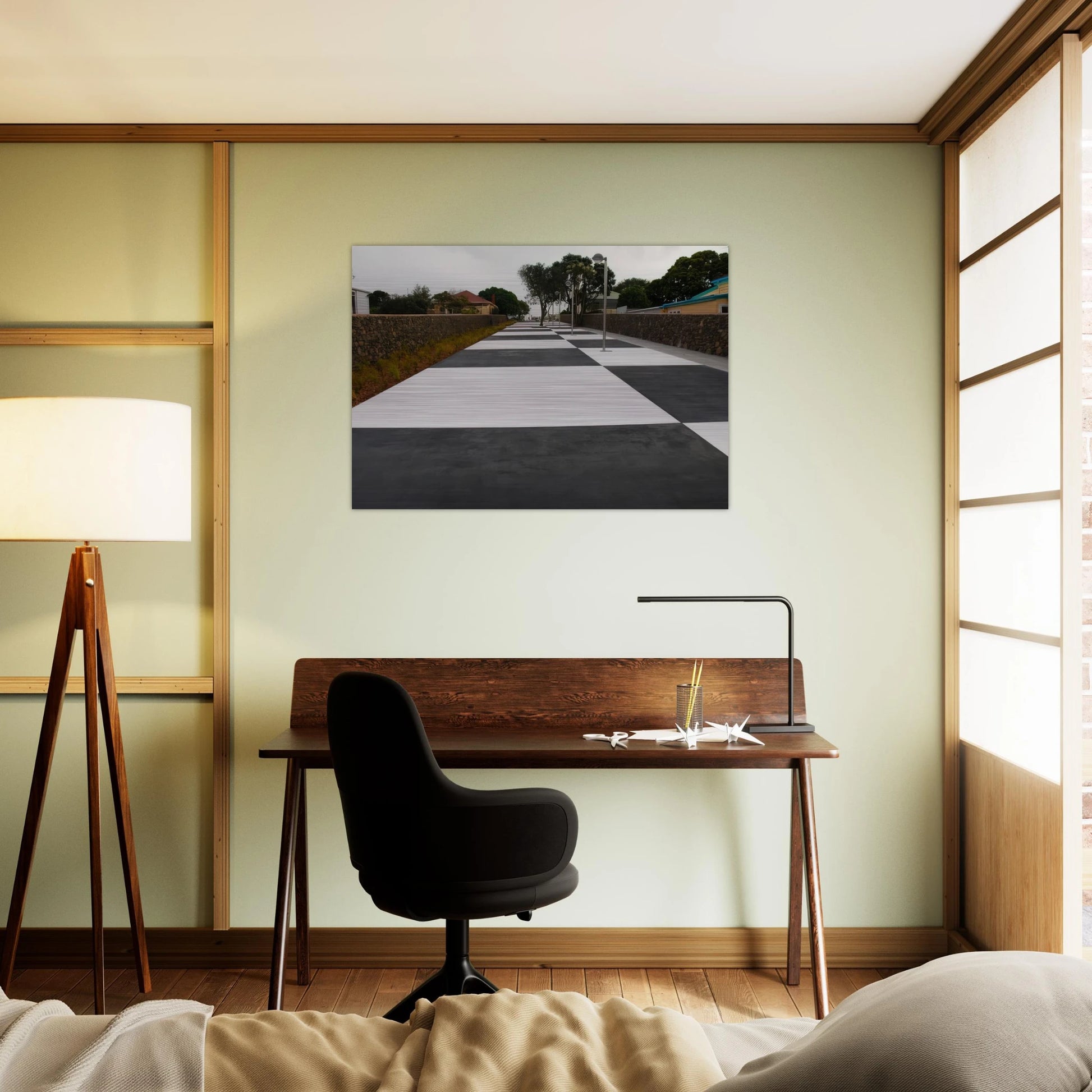 Waipero Swamp Walk - Pop Art - Billy Apple Brushed Aluminum Print - 70x100 cm / 28x40 inches | Billy Apple Aluminum Print | Billy Apple Prints