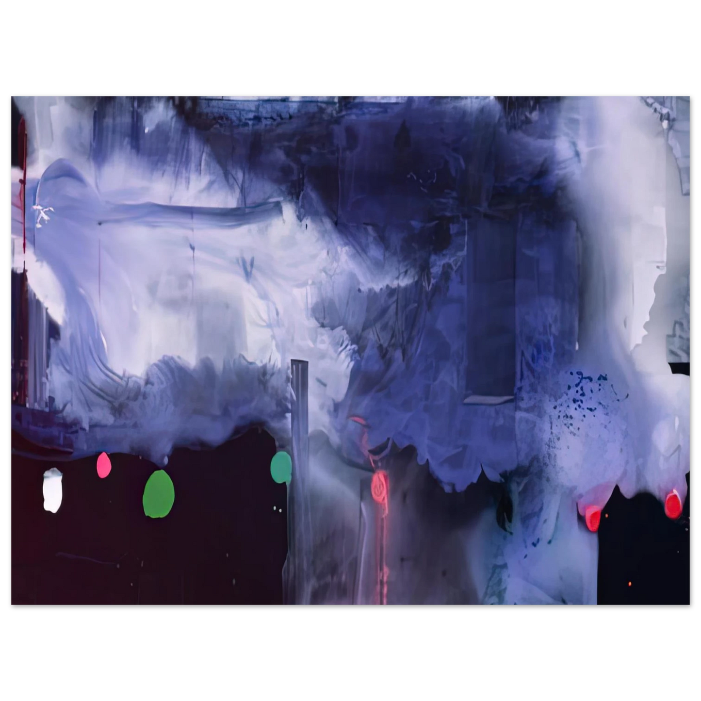 Helen Frankenthaler - Star Gazing, 1989- Wall Art - 60x80 cm / 24x32 inches - Premium Wooden Framed Poster With Fine Art Paper-canvas - Black frame