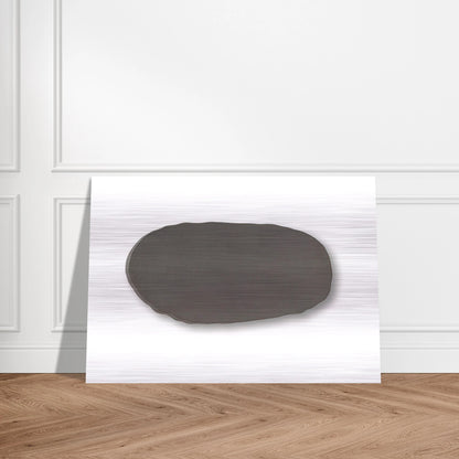 GRAUE SCHEIBE 1970 - BLINKY PALERMO Brushed Aluminum Print - 70x100 cm / 28x40 inches | BLINKY PALERMO Aluminum Print | BLINKY PALERMO Prints