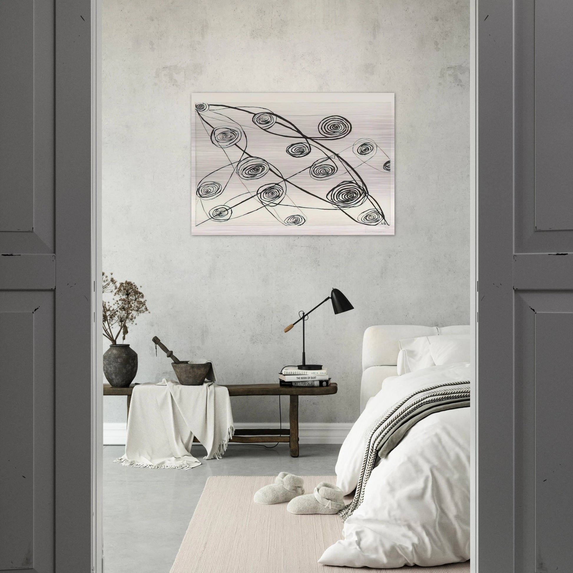 UNTITLED 1991 - Louise Bourgeois Brushed Aluminum Print - 70x100 cm / 28x40 inches | Louise Bourgeois Aluminum Print | Louise Bourgeois Prints