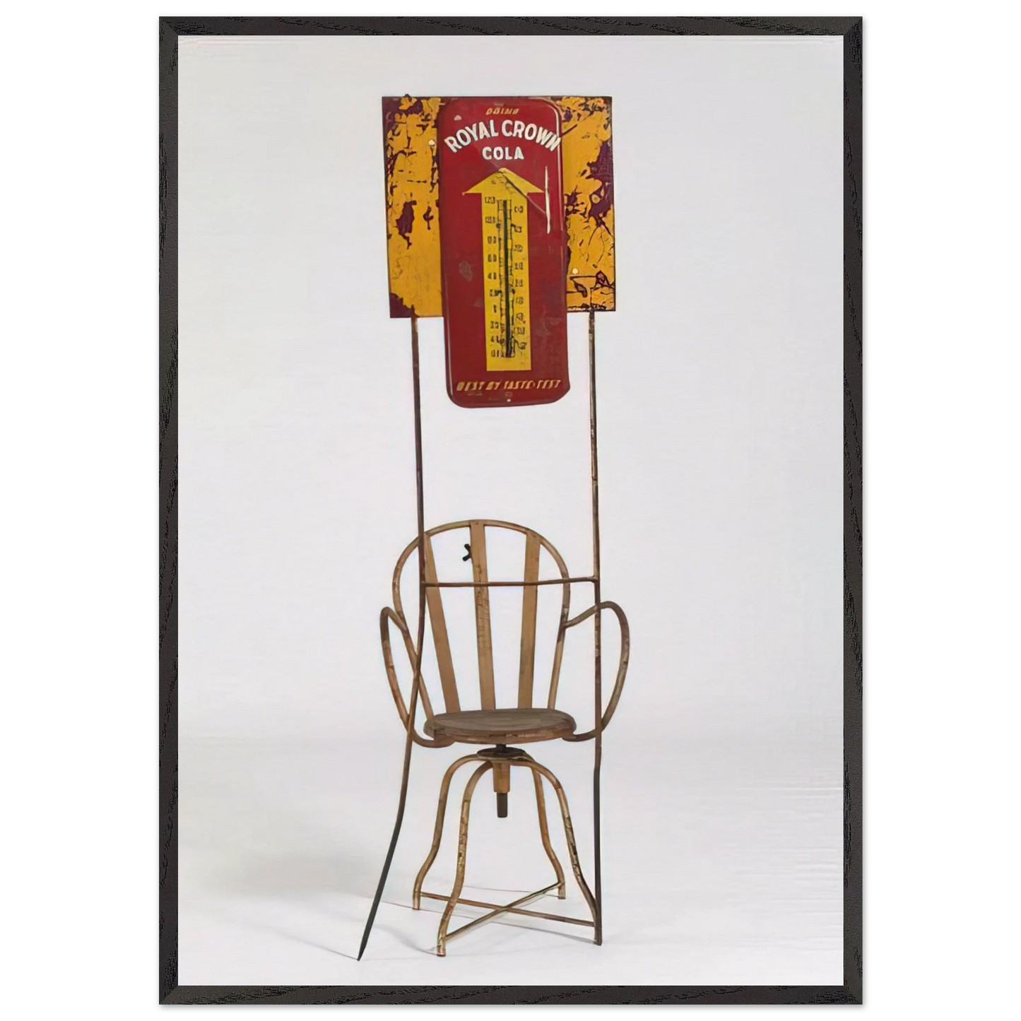 UNTITLED KABAL AMERICAN ZEPHYR 1983 - Robert Rauschenberg 70x100 cm / 28x40 inches Framed Art Print – Black Wooden Frame