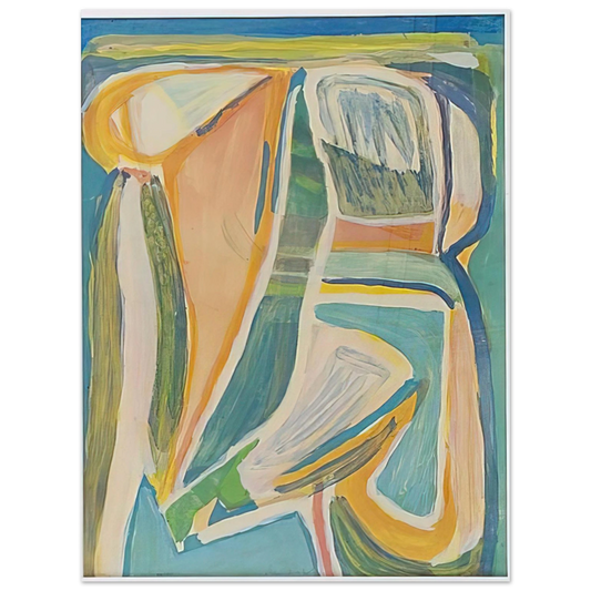 Bram van Velde - Untitled - Lyrical Abstraction  75x100 cm / 30x40inches Fine Art Poster
