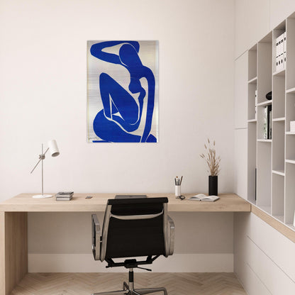 BLUE NUDE 1 - Henri Matisse Brushed Aluminum Print - 70x100 cm / 28x40 inches | Henri Matisse Aluminum Print | Henri Matisse Prints