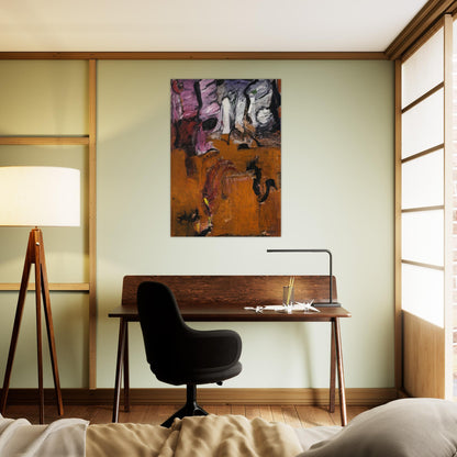 PALLAS ATHENA EARTH 1961 - Grace Hartigan Brushed Aluminum Print - 70x100 cm / 28x40 inches | Grace Hartigan Aluminum Print | Grace Hartigan Prints