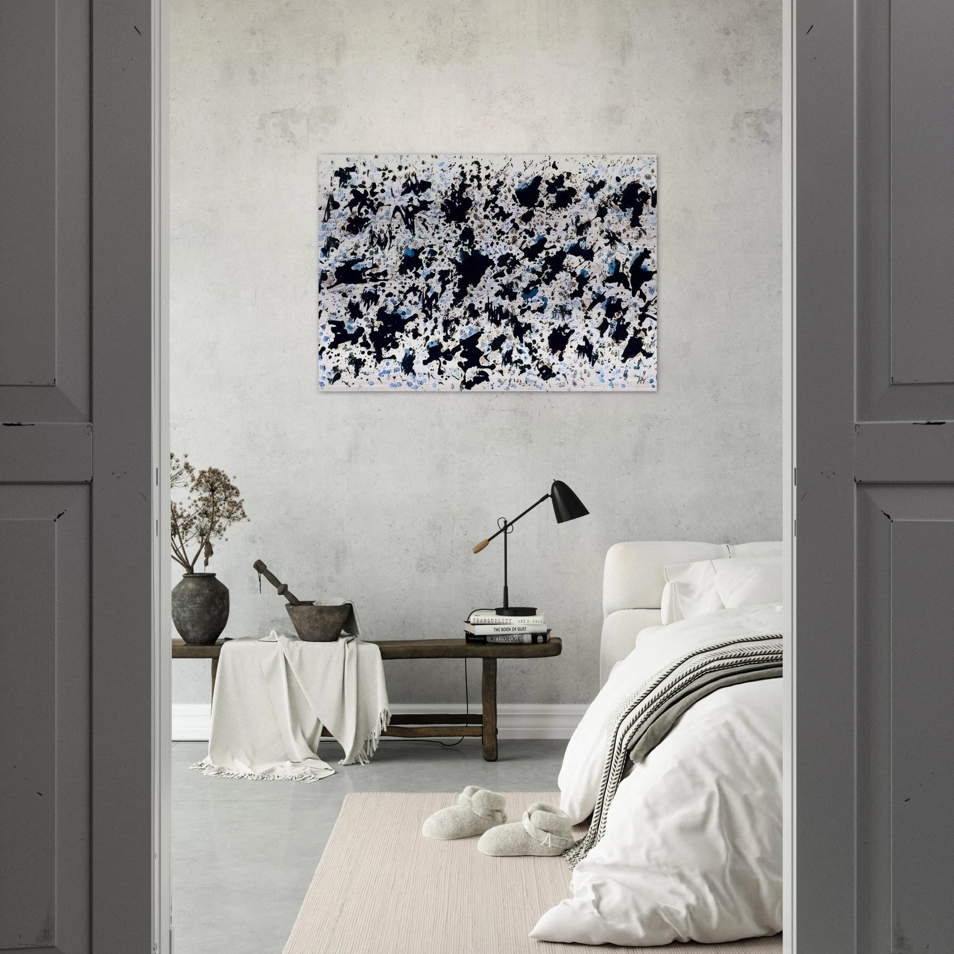 UNTITLED 1 - Henri Michaux Brushed Aluminum Print - 70x100 cm / 28x40 inches | Henri Michaux Aluminum Print | Henri Michaux Prints
