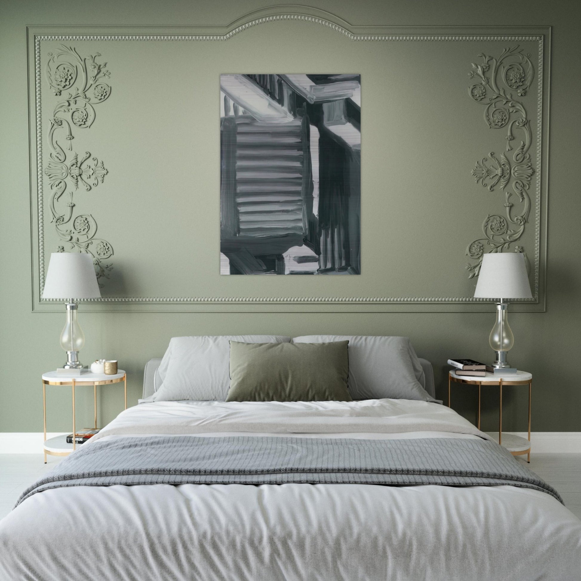 TOWNSCAPE 1968 2 - Gerhard Richter Brushed Aluminum Print - 70x100 cm / 28x40 inches | Gerhard Richter Aluminum Print | Gerhard Richter Prints