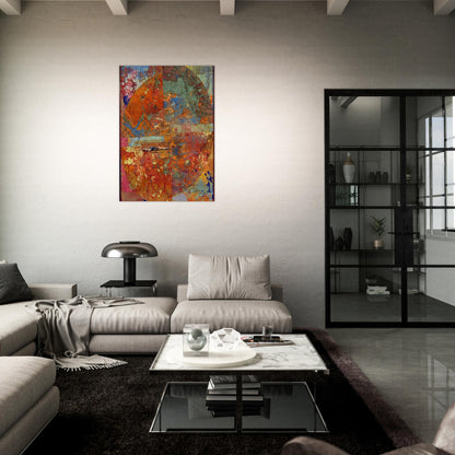 Baptistry - Sam Gilliam Brushed Aluminum Print - 70x100 cm / 28x40 inches | Sam Gilliam Aluminum Print | Sam Gilliam Prints
