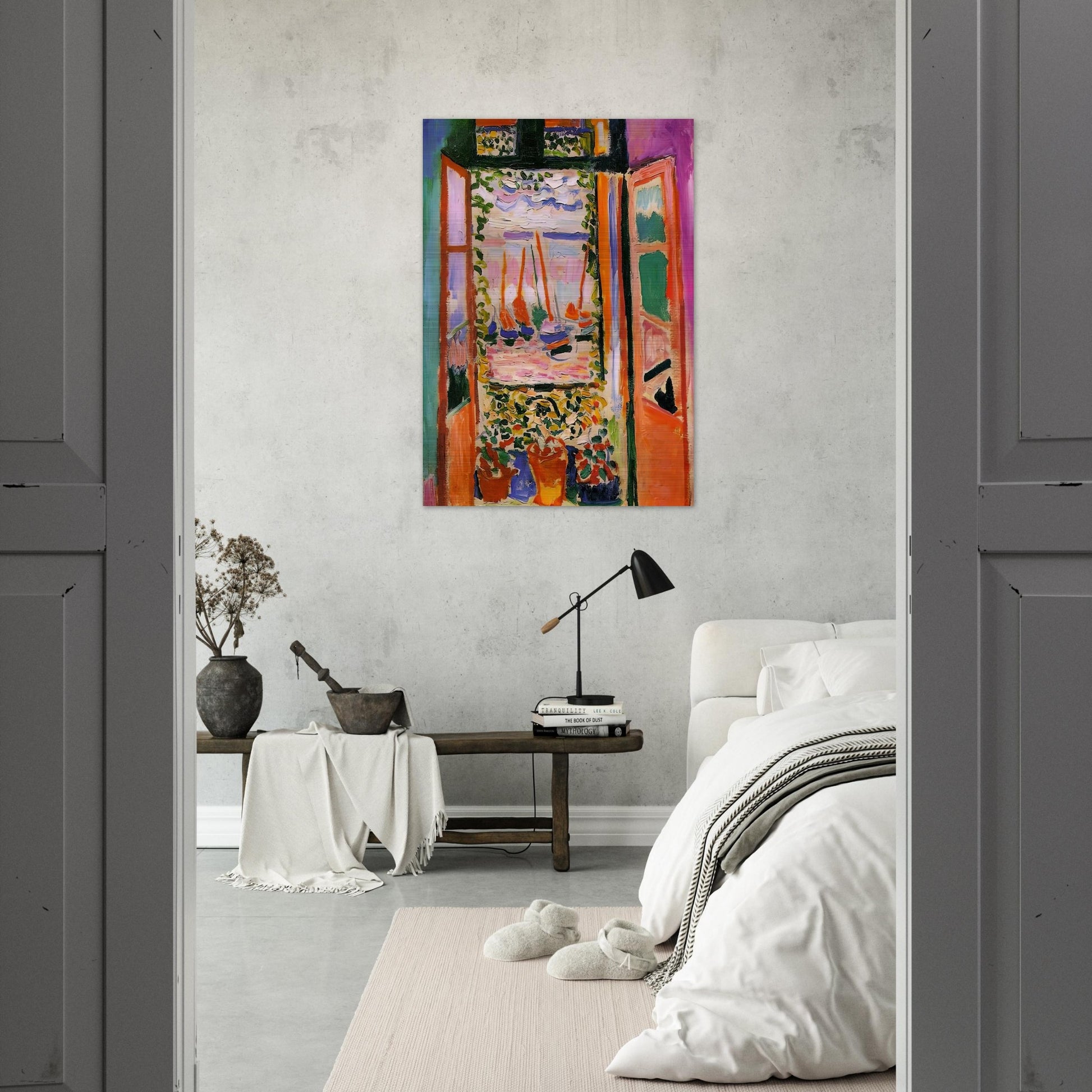 OPEN WINDOW COLLIOURE 1905 - Henri Matisse Brushed Aluminum Print - 70x100 cm / 28x40 inches | Henri Matisse Aluminum Print | Henri Matisse Prints