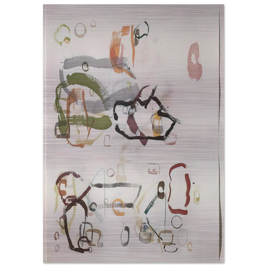 75 Stones - 1989 - John Cage Brushed Aluminum Print - 70x100 cm / 28x40 inches | John Cage Aluminum Print | John Cage Prints