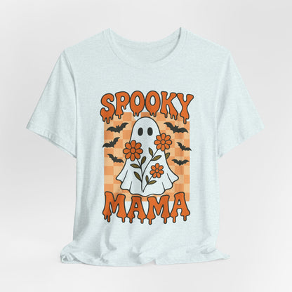 Spooky Mama Groovy Vintage Ghost Halloween Spooky Mom Mother