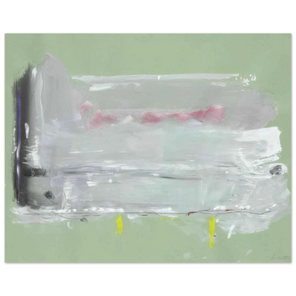 Helen Frankenthaler - Untitled - 1984 Wall art - 70x100 cm / 28x40 inches - Premium Wooden Framed Poster With Fine Art Paper-canvas - White frame