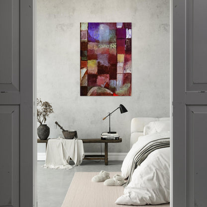 HAMAMET 1914 - Paul Klee Brushed Aluminum Print - 70x100 cm / 28x40 inches | Paul Klee Aluminum Print | Paul Klee Prints
