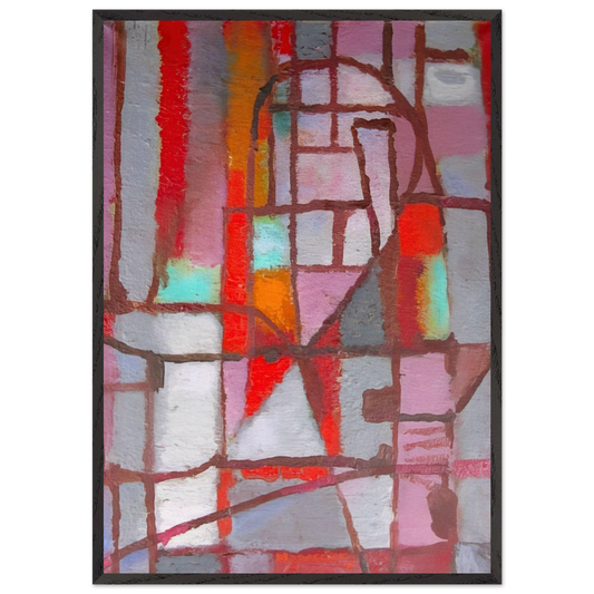 Untitled - 1946 N3 - Alfred Manessier 70x100 cm / 28x40 inches Framed Art Print – Black Wooden Frame