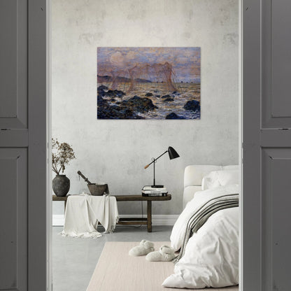 The Nets - claude monet Brushed Aluminum Print - 70x100 cm / 28x40 inches | claude monet Aluminum Print | claude monet Prints