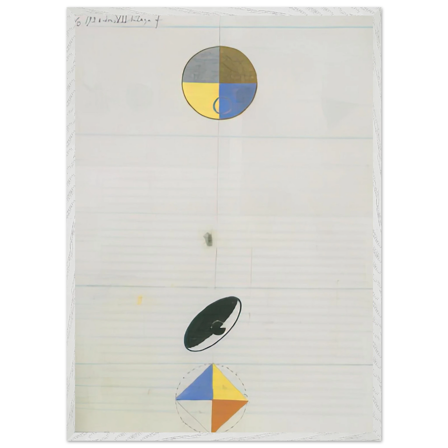 Hilma af Klint - SERIES NO VII NO 3F 1920 Wall art - 30x45 cm / 12x18 inches - Fine Art Poster - -