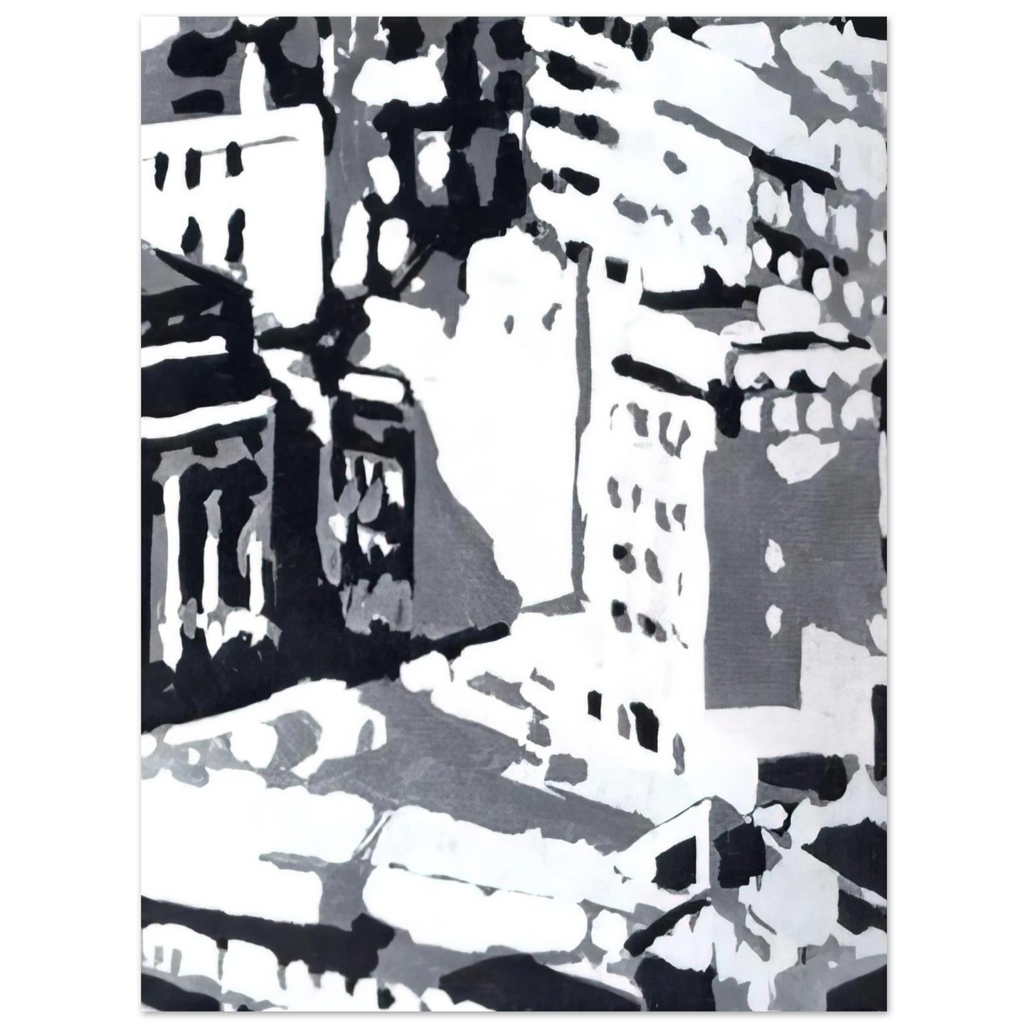 Gerhard Richter - TOWNSCAPE 1969 1  75x100 cm / 30x40inches Fine Art Poster