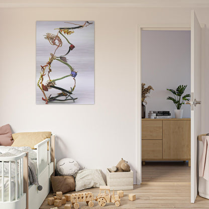 EXTEND EXPAND 1983 - Nancy Graves Brushed Aluminum Print - 70x100 cm / 28x40 inches | Nancy Graves Aluminum Print | Nancy Graves Prints
