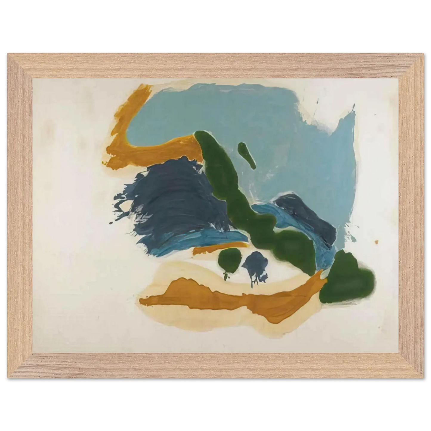 Helen Frankenthaler - Tuscany - 1963 Wall art - A2 (42 x 59.4  cm) - Fine Art Poster - -