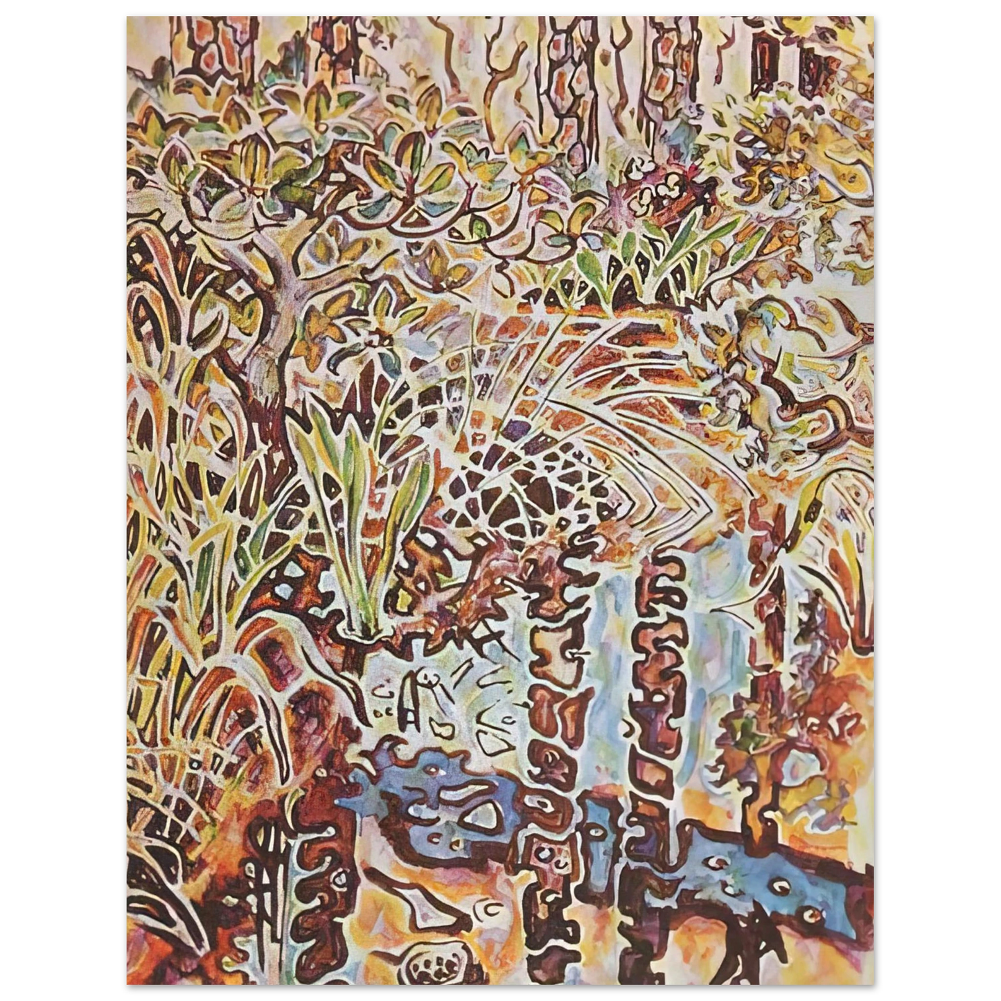 Walter Inglis Anderson - Walter Anderson Wall art - 40x50 cm / 16x20 inches - Premium Wooden Framed Poster With Fine Art Paper-canvas - Black frame