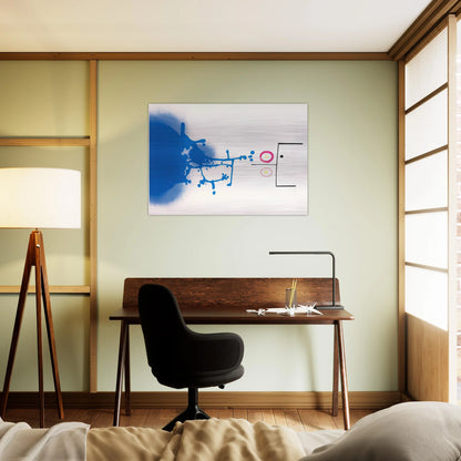 SUN AND SKY 1979 - Victor Pasmore Brushed Aluminum Print - 70x100 cm / 28x40 inches | Victor Pasmore Aluminum Print | Victor Pasmore Prints