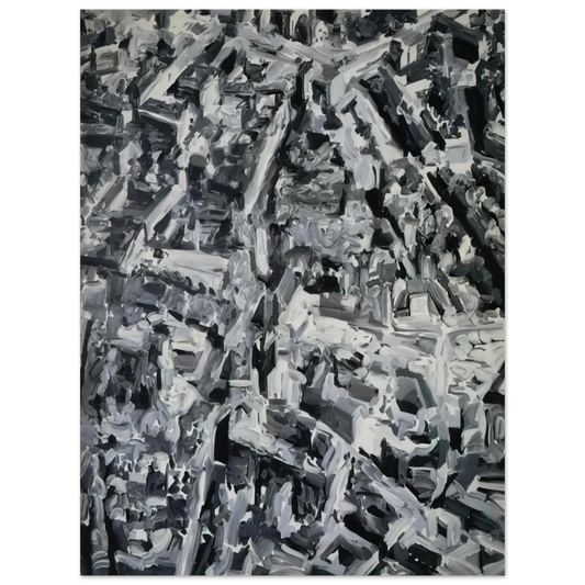 Gerhard Richter - TOWNSCAPE F 1968  75x100 cm / 30x40inches Fine Art Poster