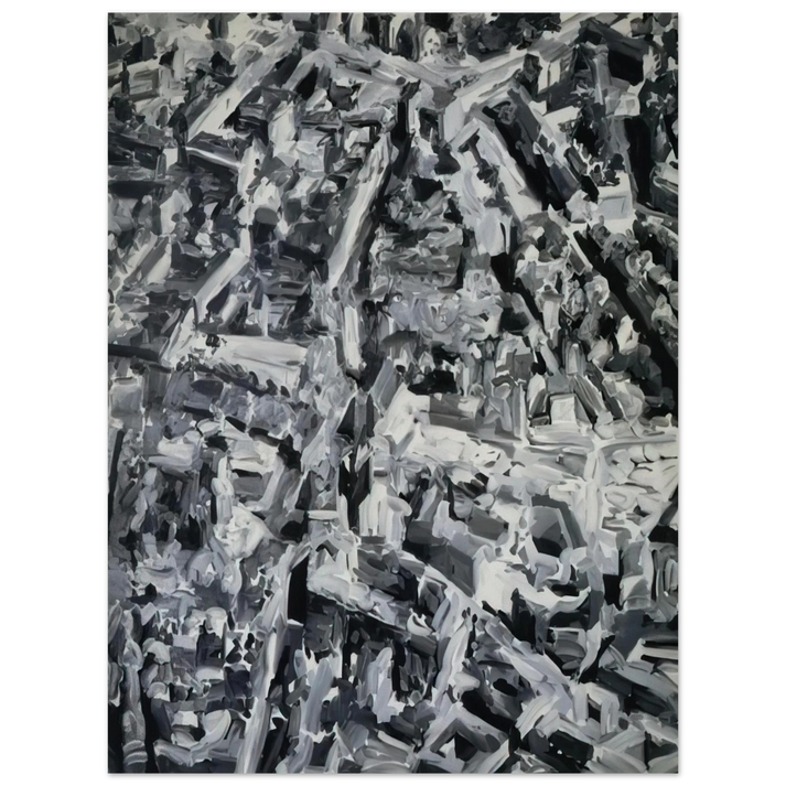 Gerhard Richter - TOWNSCAPE F 1968  75x100 cm / 30x40inches Fine Art Poster