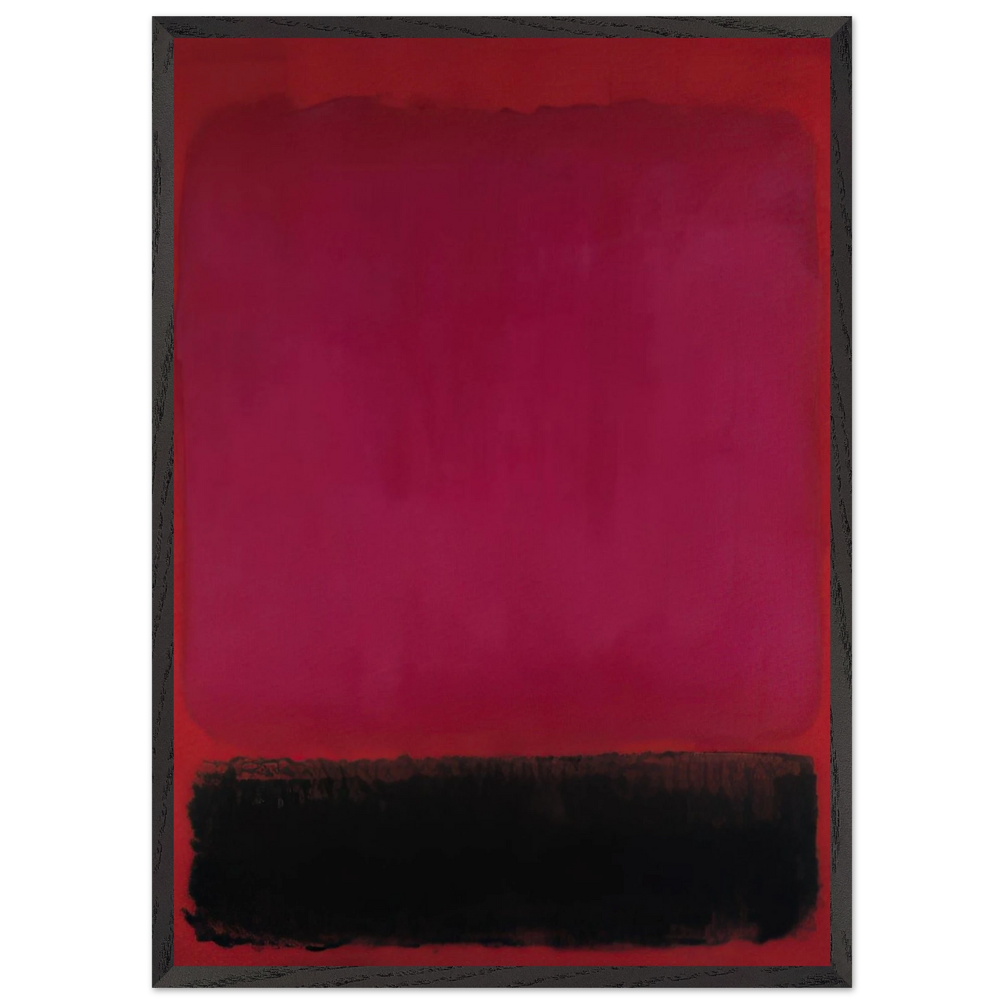 Helen Frankenthaler - Untitled - 1967 Wall art - 30x45 cm / 12x18 inches - Premium Wooden Framed Poster With Fine Art Paper-canvas - White frame