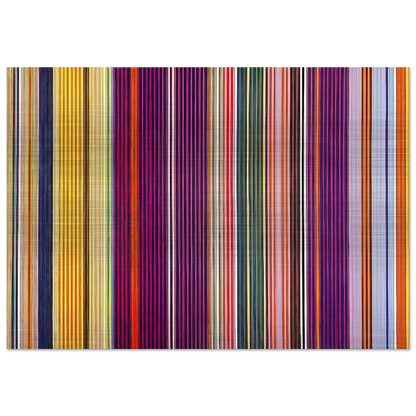 Dr. Peppercorn - 1967 - Gene Davis Brushed Aluminum Print - 70x100 cm / 28x40 inches | Gene Davis Aluminum Print | Gene Davis Prints