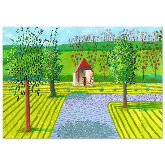 David Hockney - David Hockney Wall art - 13x18 cm / 5x7 Inches - Fine Art Poster - -