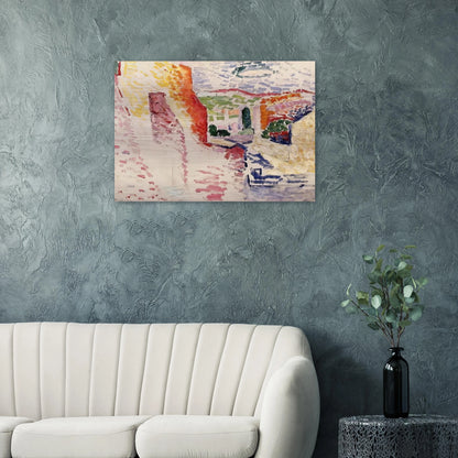 SUN STREET 1905 - Henri Matisse Brushed Aluminum Print - 70x100 cm / 28x40 inches | Henri Matisse Aluminum Print | Henri Matisse Prints