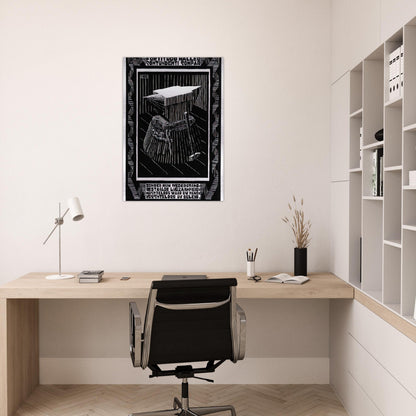 EMBLEMATA ANVIL - MC Escher Brushed Aluminum Print - 70x100 cm / 28x40 inches | MC Escher Aluminum Print | MC Escher Prints