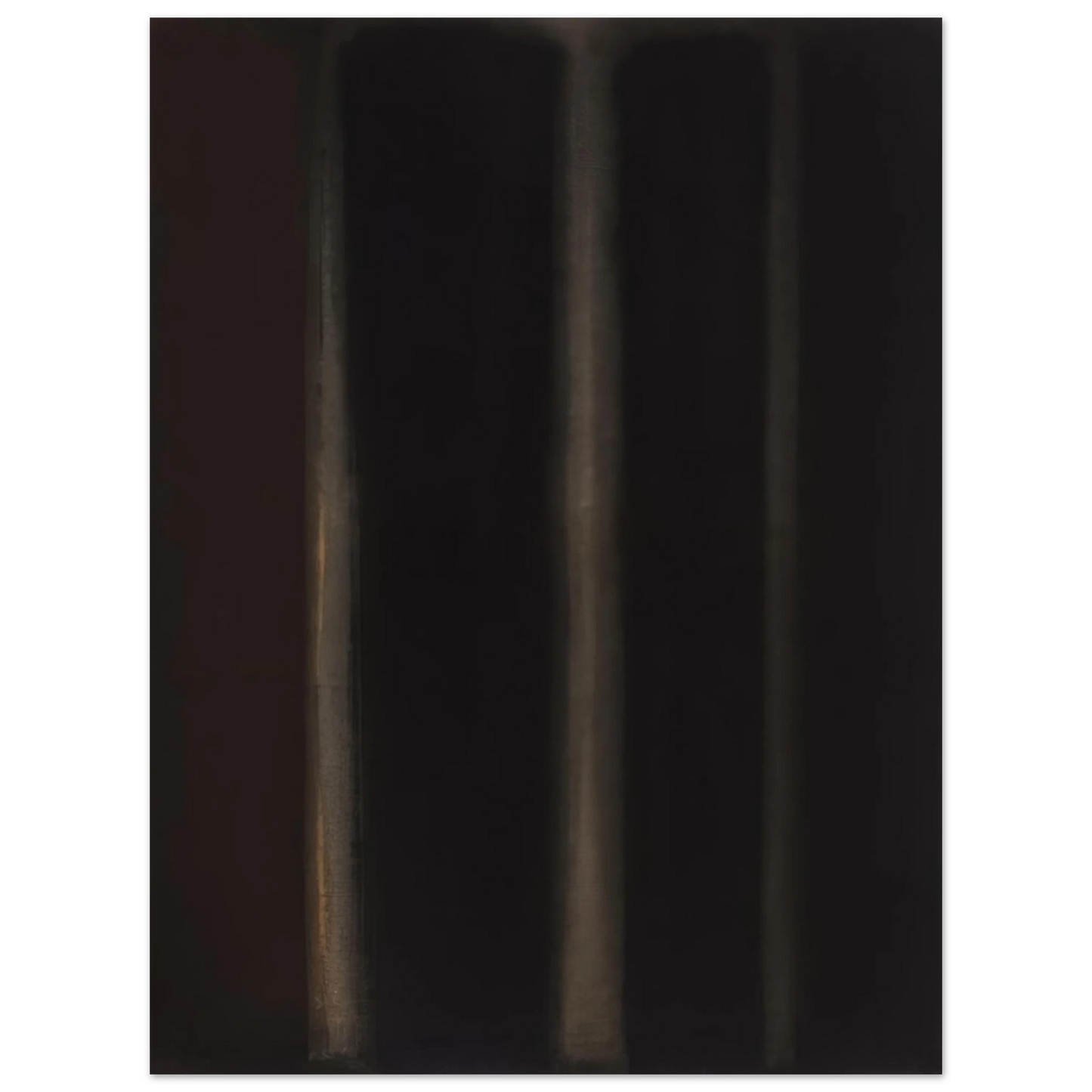 Yun Hyong-keun - Umber Black - 1974  75x100 cm / 30x40inches Fine Art Poster