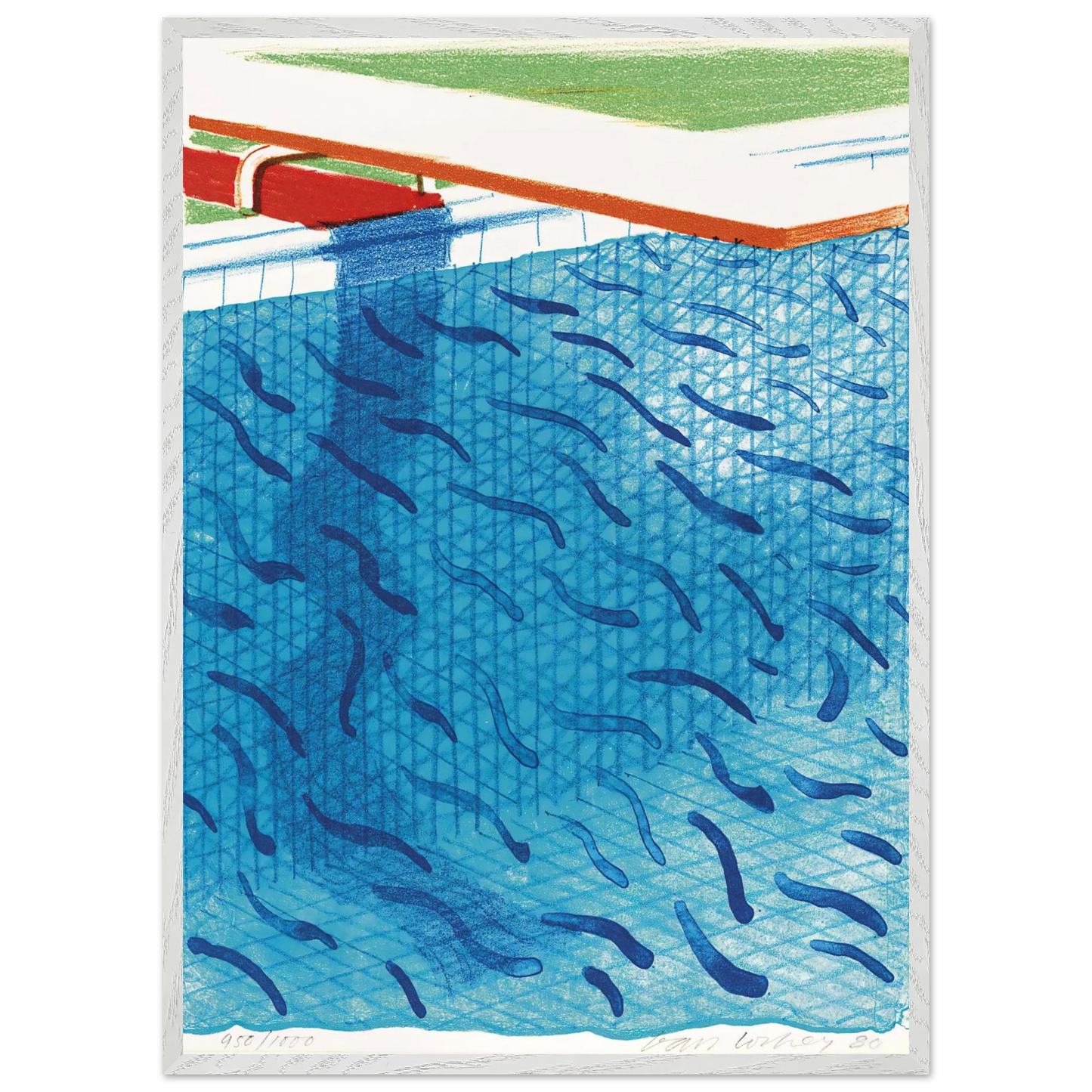 David Hockney - David Hockney Wall art - 50x50 cm / 20x20 inches - Fine Art Poster-canvas - -
