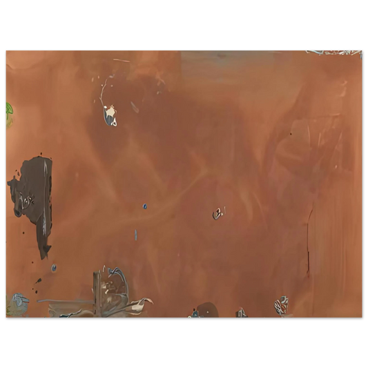 Helen Frankenthaler - Into October, 1983- Wall Art - 21x29.7 cm / 8x12" - Fine Art Poster-canvas - -