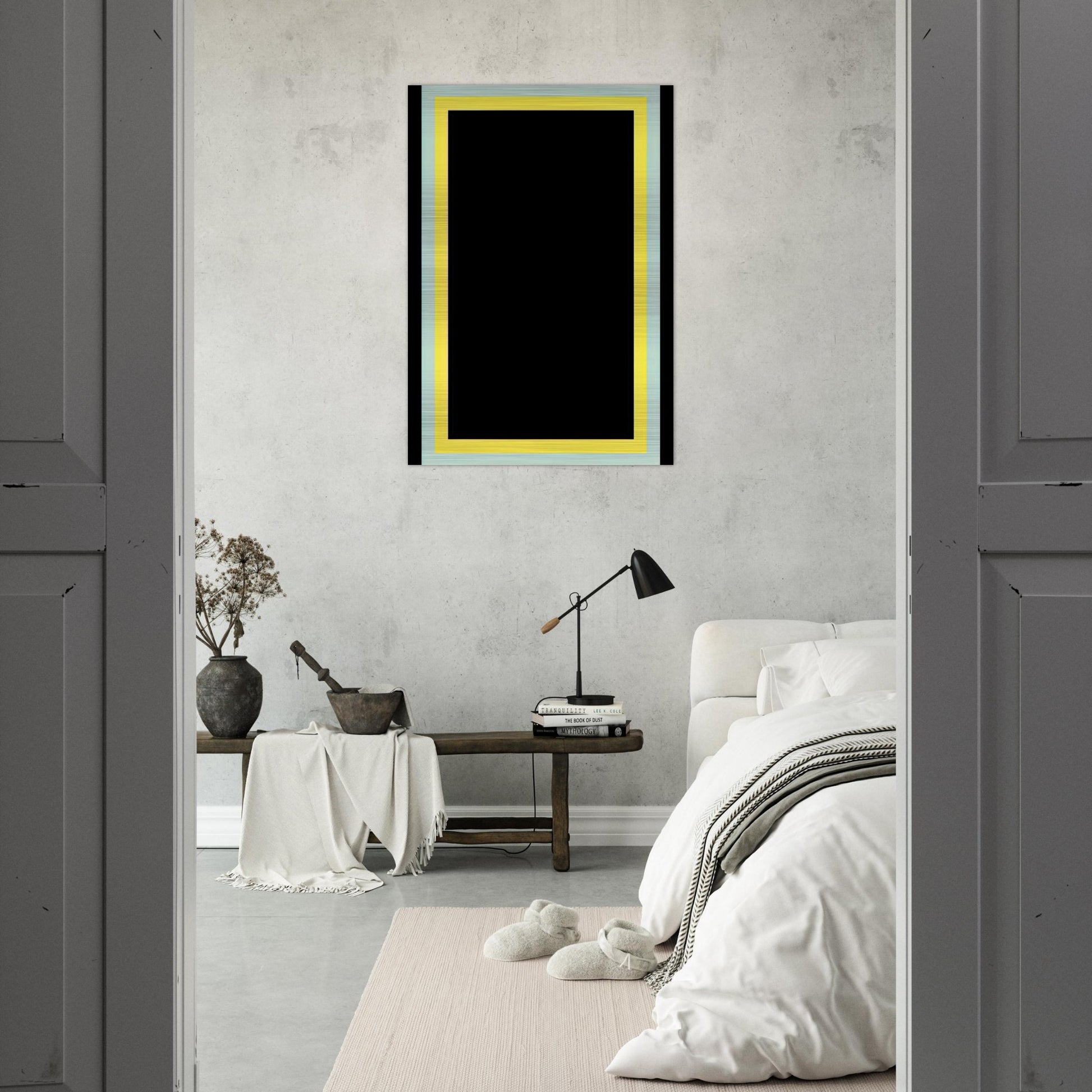 Series Painting 8 - 1966 - Ronnie Landfield Brushed Aluminum Print - 70x100 cm / 28x40 inches | Ronnie Landfield Aluminum Print | Ronnie Landfield Prints