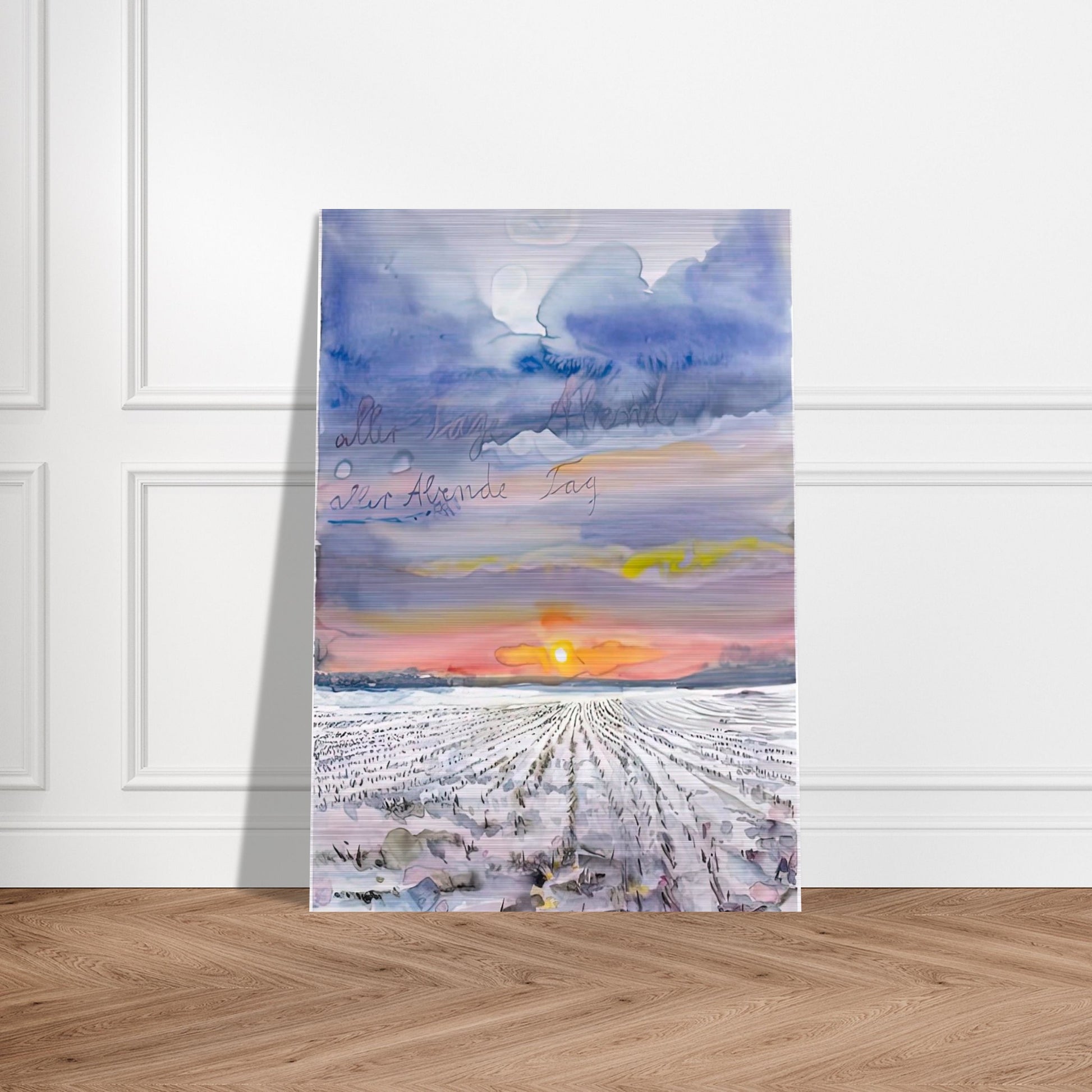 THE EVENING OF ALL DAYS THE DAY OF ALL EVENINGS 2014 0 - Anselm Kiefer Brushed Aluminum Print - 70x100 cm / 28x40 inches | Anselm Kiefer Aluminum Print | Anselm Kiefer Prints