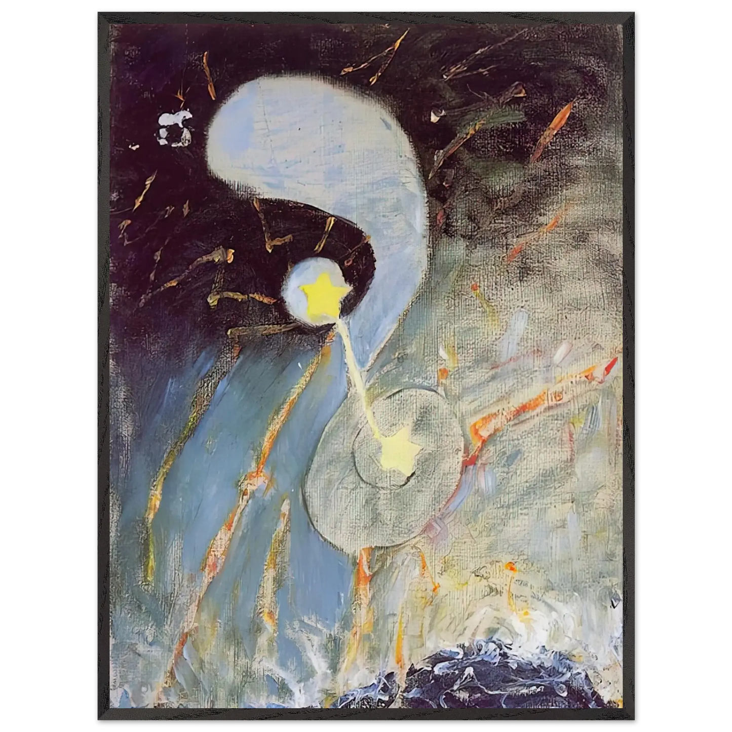 Hilma af Klint - CHAOS NR 2 1906 Wall art - 30x45 cm / 12x18 Inches - Fine Art Poster - -
