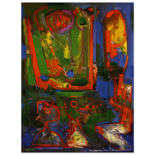 Hans Hofmann - Asklepois  75x100 cm / 30x40inches Fine Art Poster