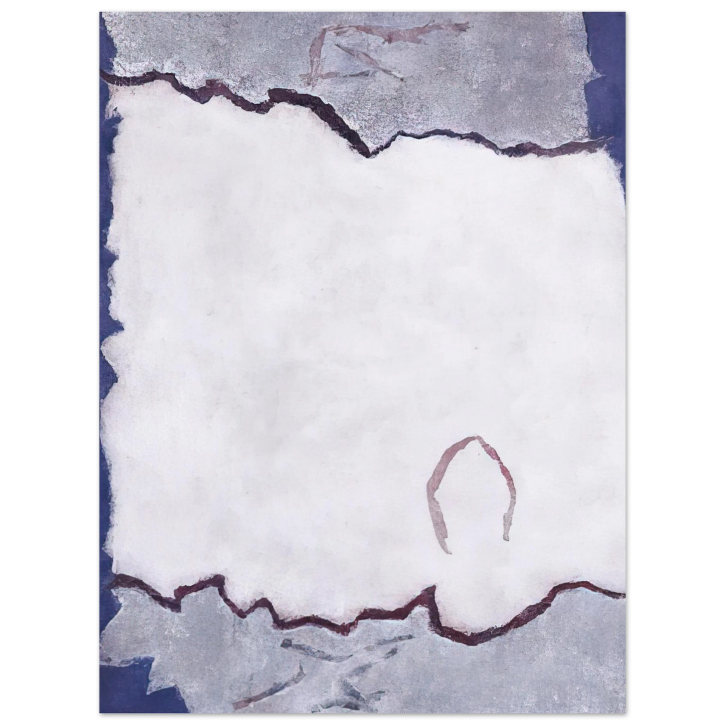 Theodoros Stamos - Edge of White Dawn #1 - 1982  75x100 cm / 30x40inches Fine Art Poster