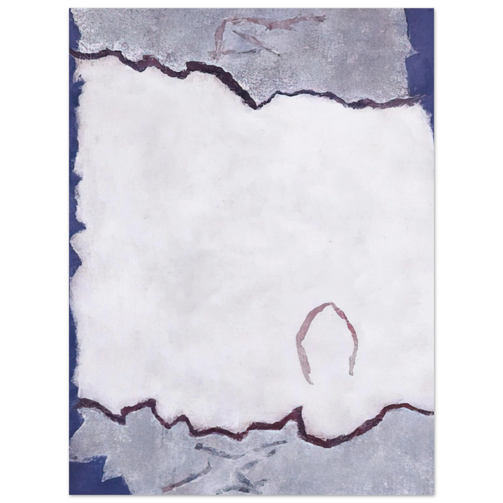 Theodoros Stamos - Edge of White Dawn #1 - 1982  75x100 cm / 30x40inches Fine Art Poster