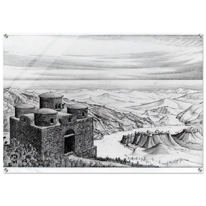 CATTOLICA OF STILO CALABRIA 1930 - MC Escher Acrylic Print - 70x100 cm / 28x40″ inches | Maurits Cornelis Escher Prints