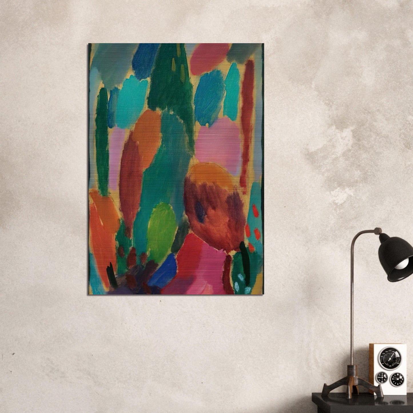 VARIATION Z RTLICHKEITEN 1917 - Alexej von Jawlensky Brushed Aluminum Print - 70x100 cm / 28x40 inches | Alexej von Jawlensky Aluminum Print | Alexej von Jawlensky Prints