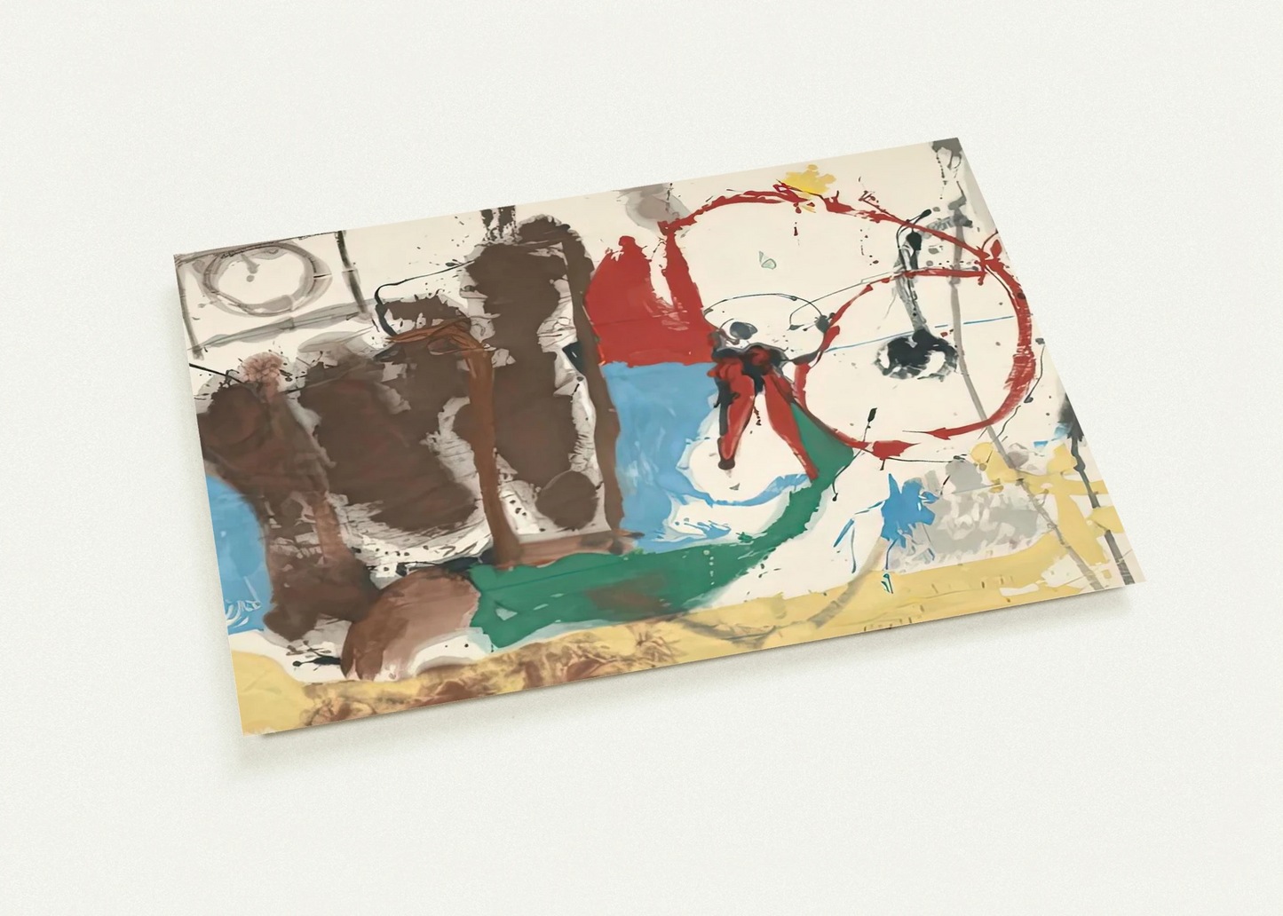 Mother Goose Melody, 1959- By Helen Frankenthaler Pack of 10 Post Cards | Helen Frankenthaler Post Cards | A6 (10.5 x 14.8 cm) - 4.1 x 5.8 inches